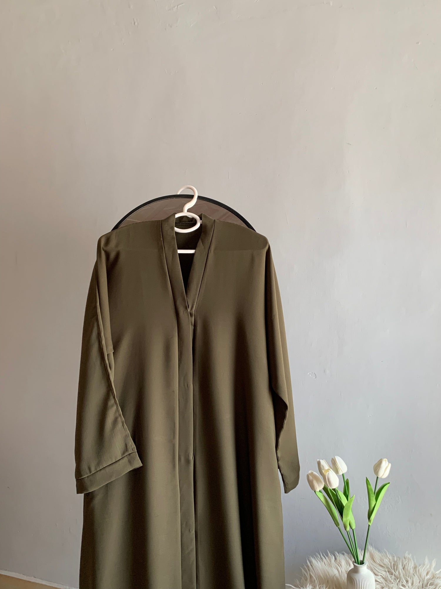 Everyday Front Open Abaya - Dusk