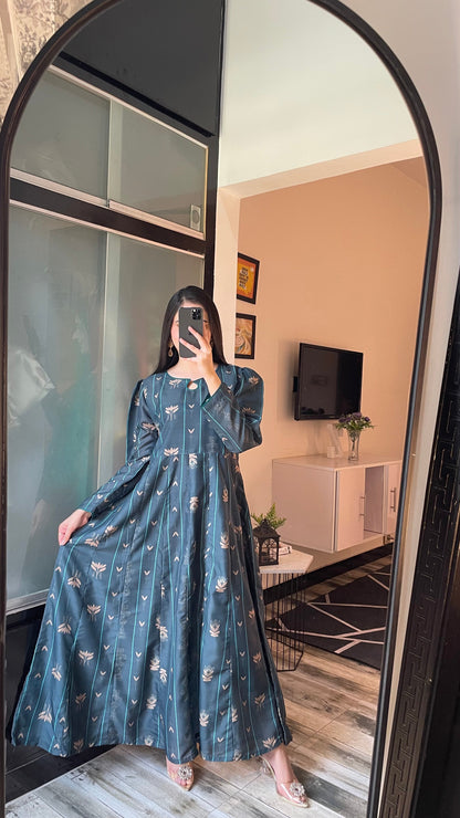 Serene - Long A-line Dress