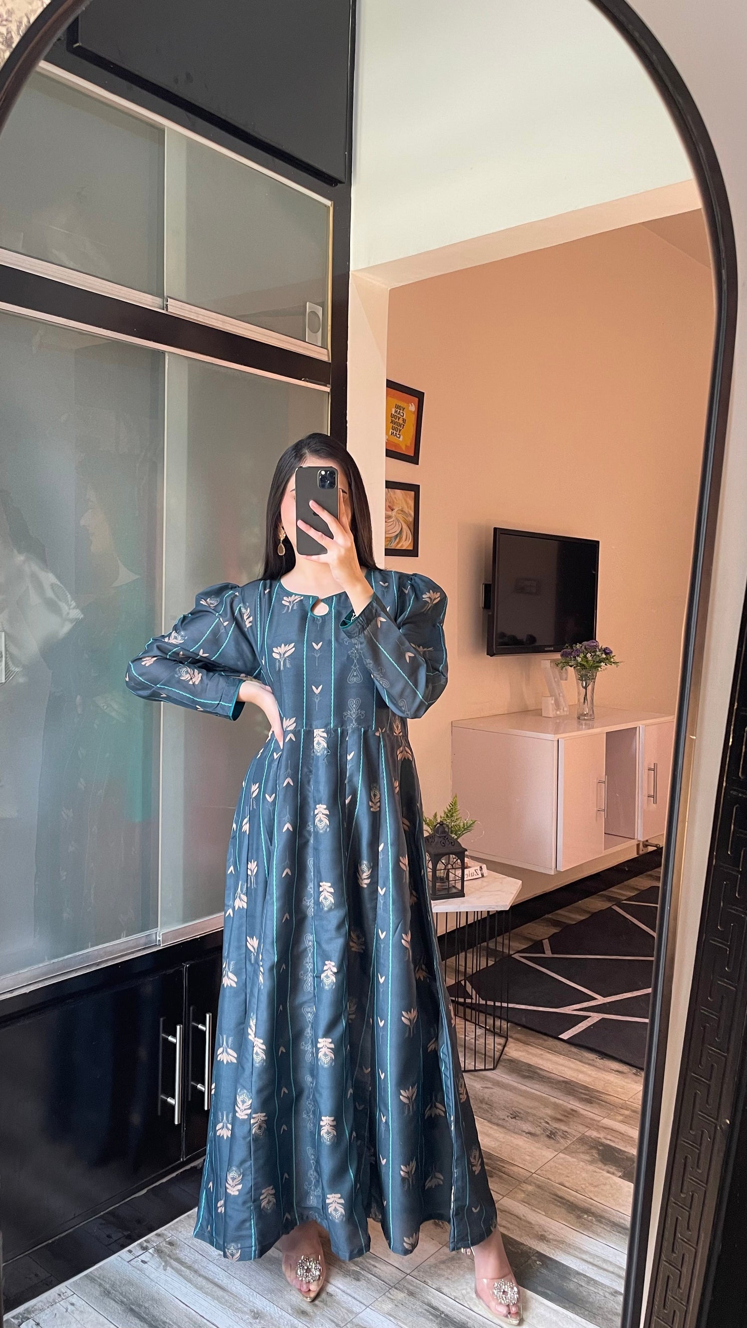 Serene - Long A-line Dress