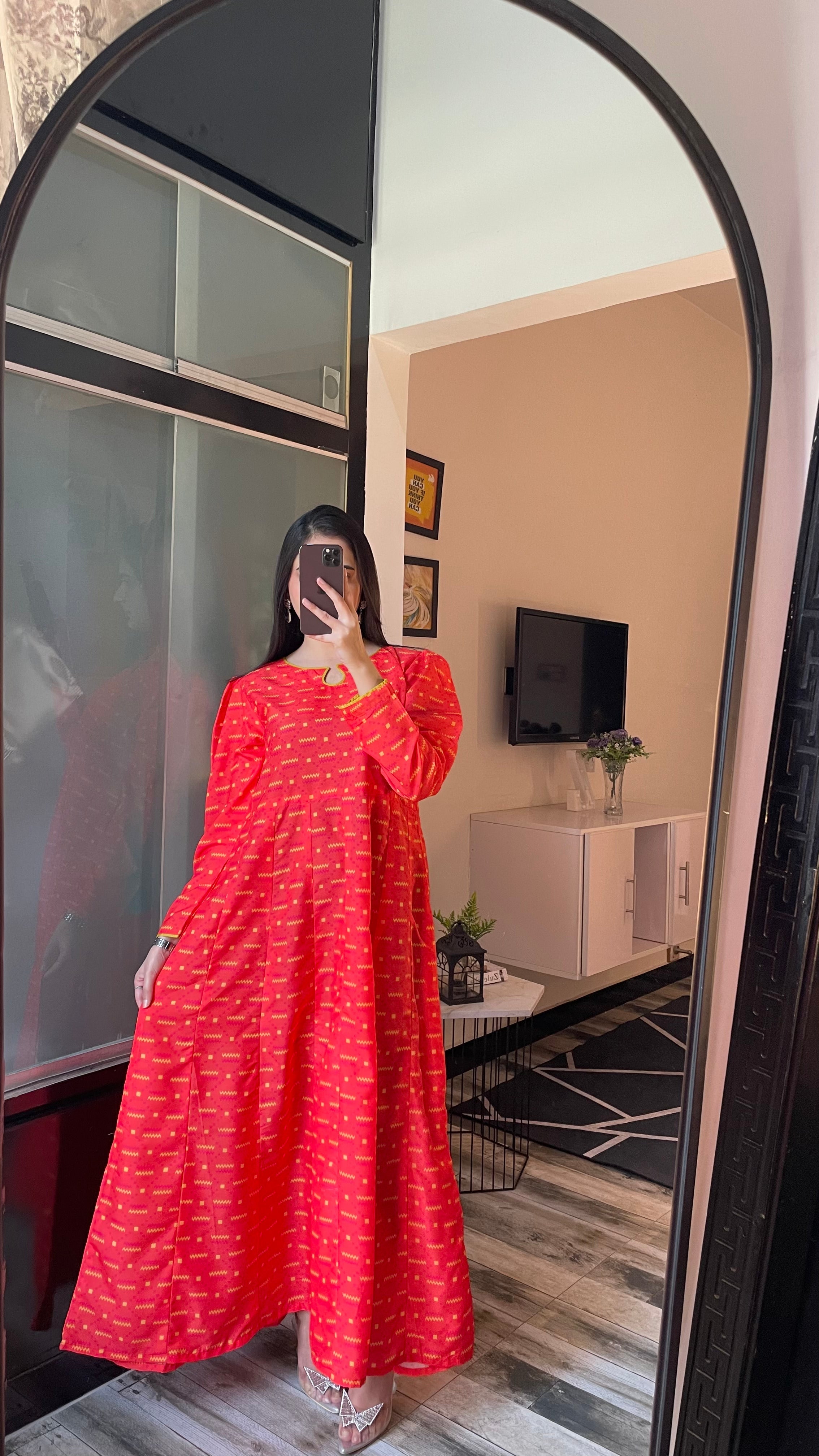 Flora - Long A-line Dress