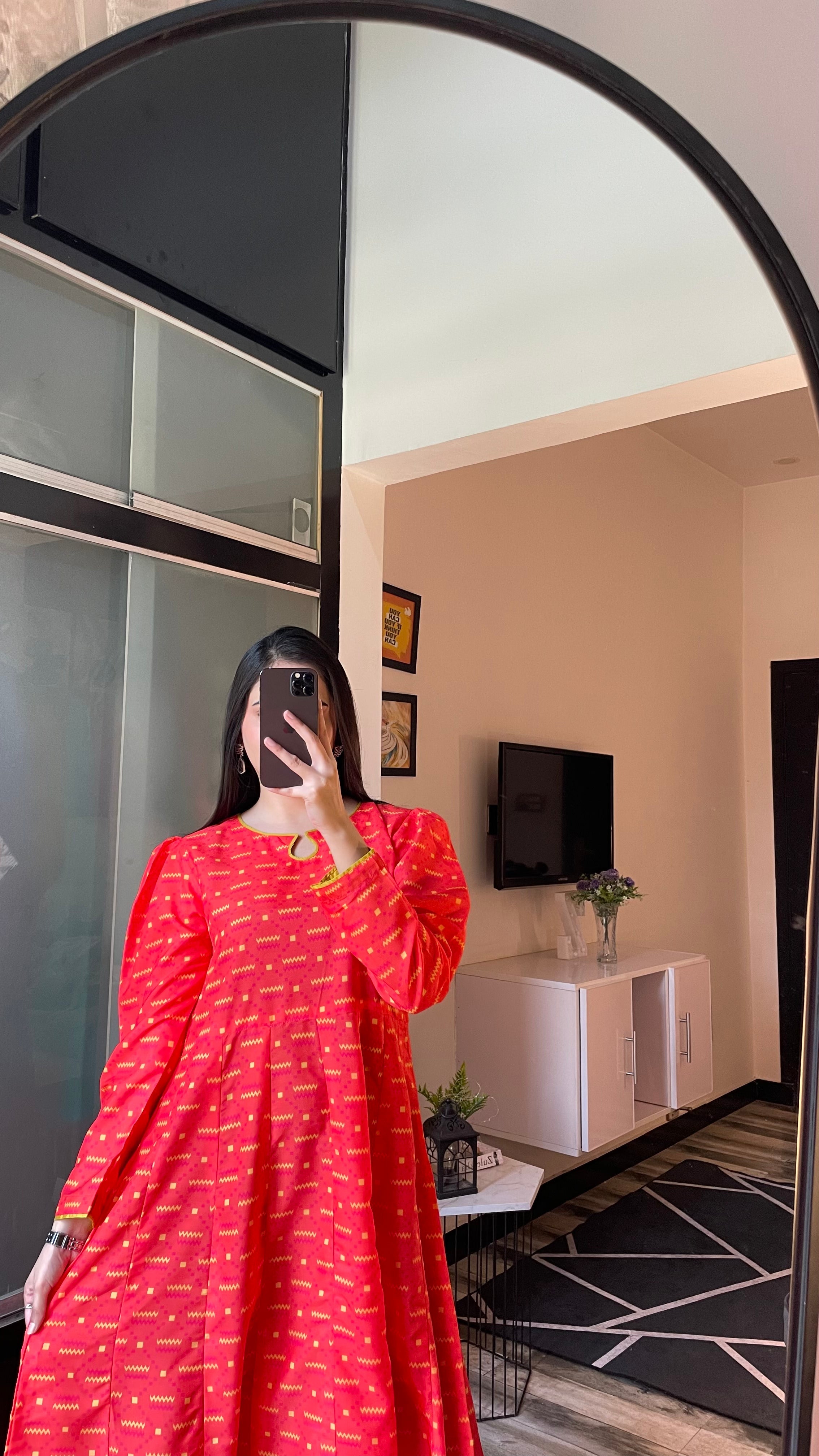 Flora - Long A-line Dress