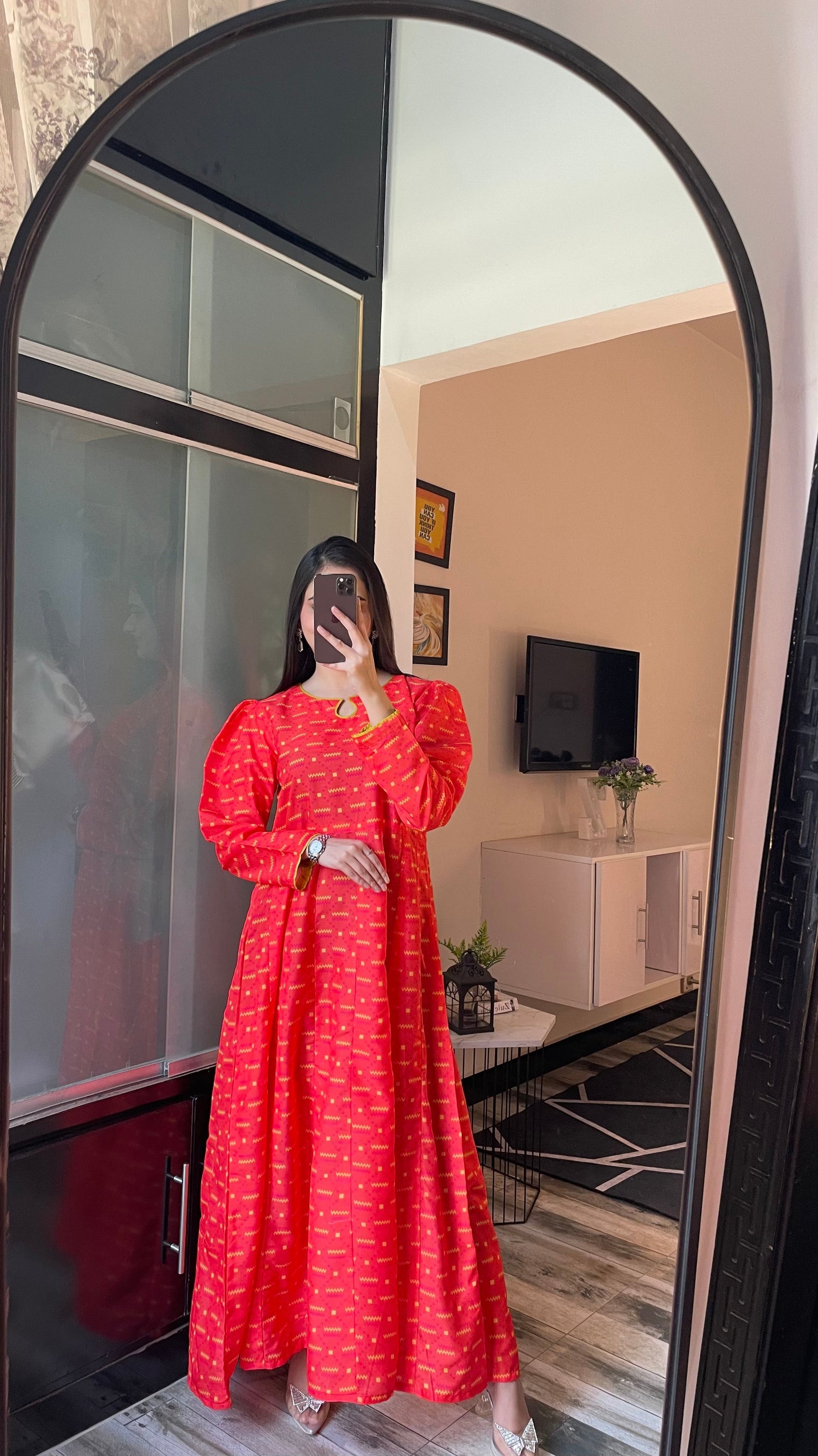 Flora - Long A-line Dress