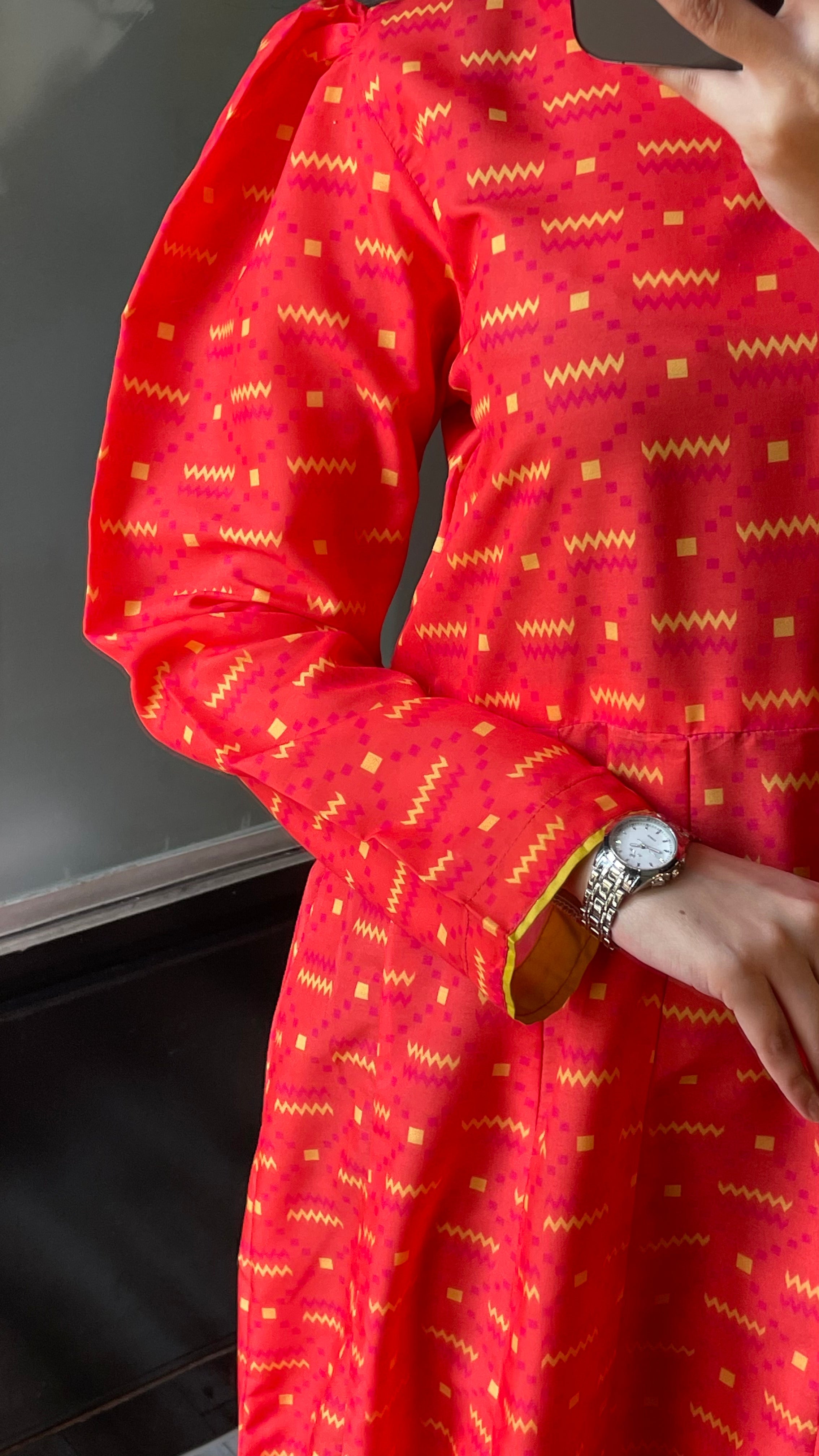 Flora - Long A-line Dress