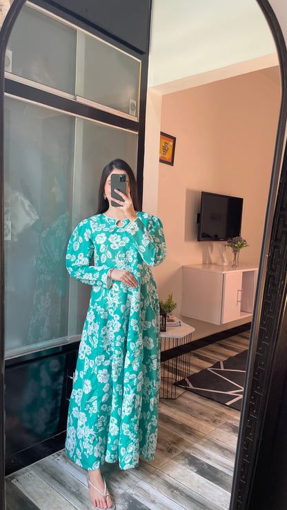 Saphire - Long A-line Dress