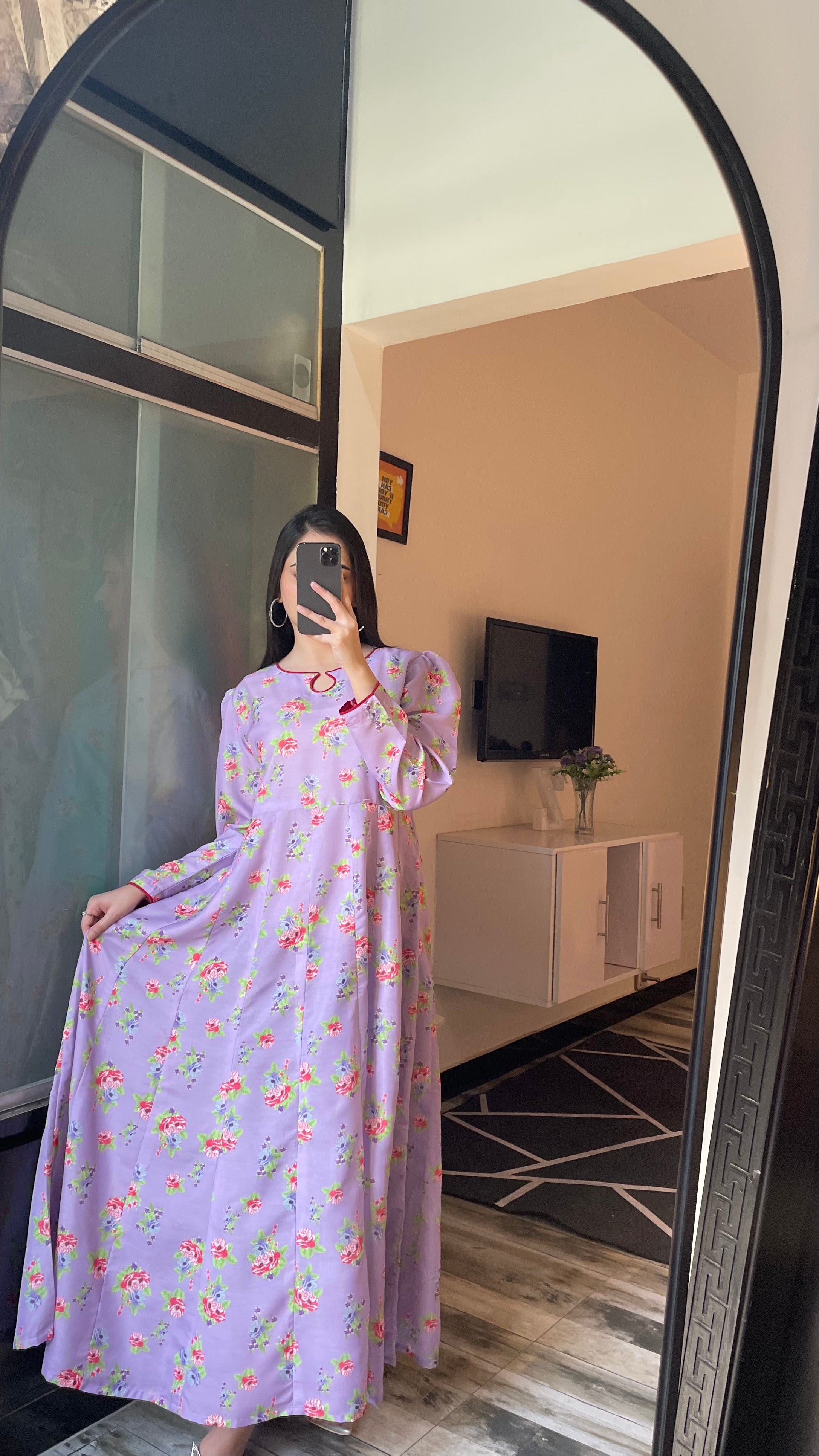 Lily - Long A-line Dress