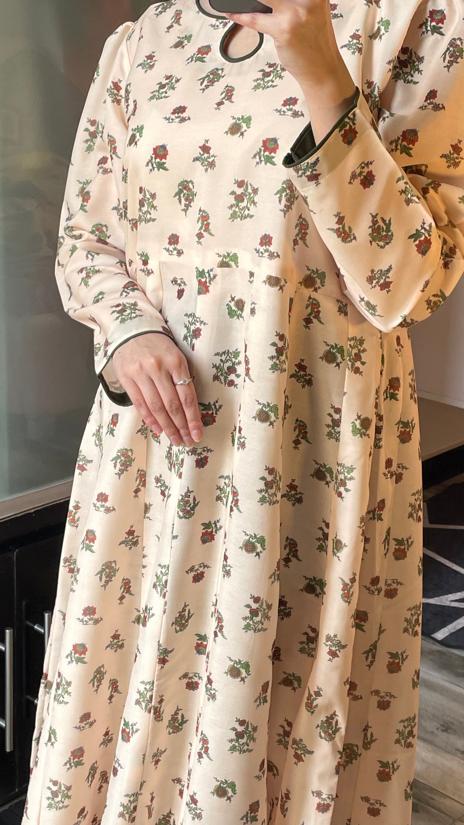 Floret - Long A-line Dress