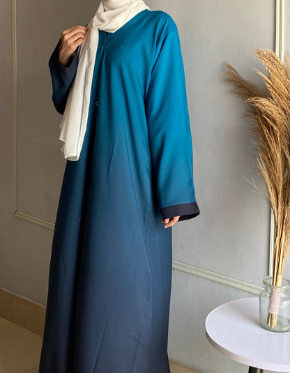 Ombre Serenity Abaya - Dime