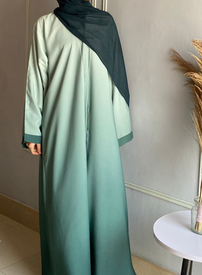 Ombre Serenity Abaya - Sage