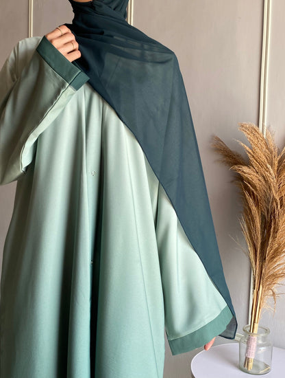Ombre Serenity Abaya - Sage