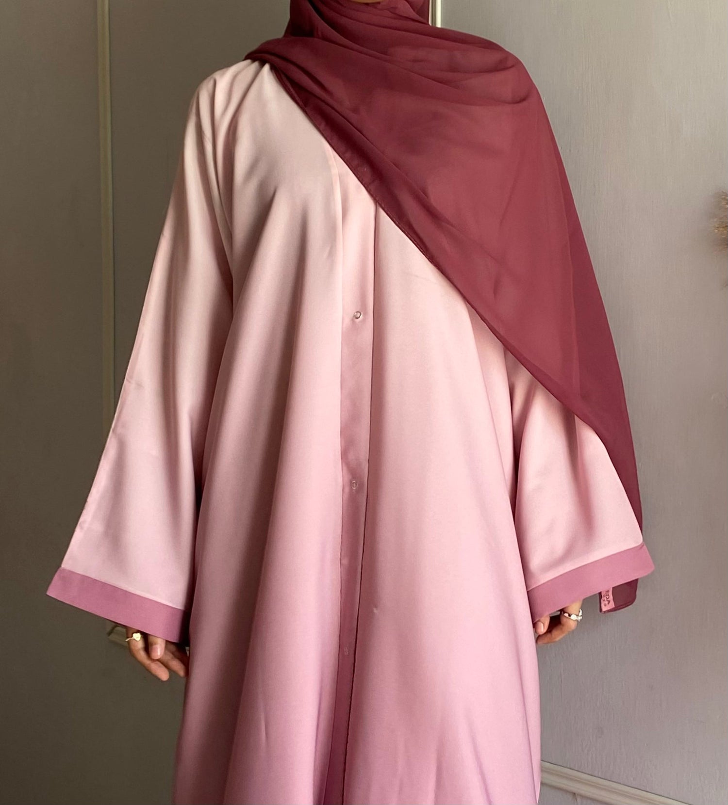 Ombre Serenity Abaya - Blush