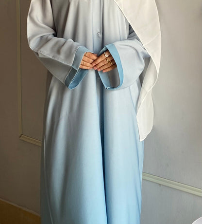 Ombre Serenity Abaya - Sky