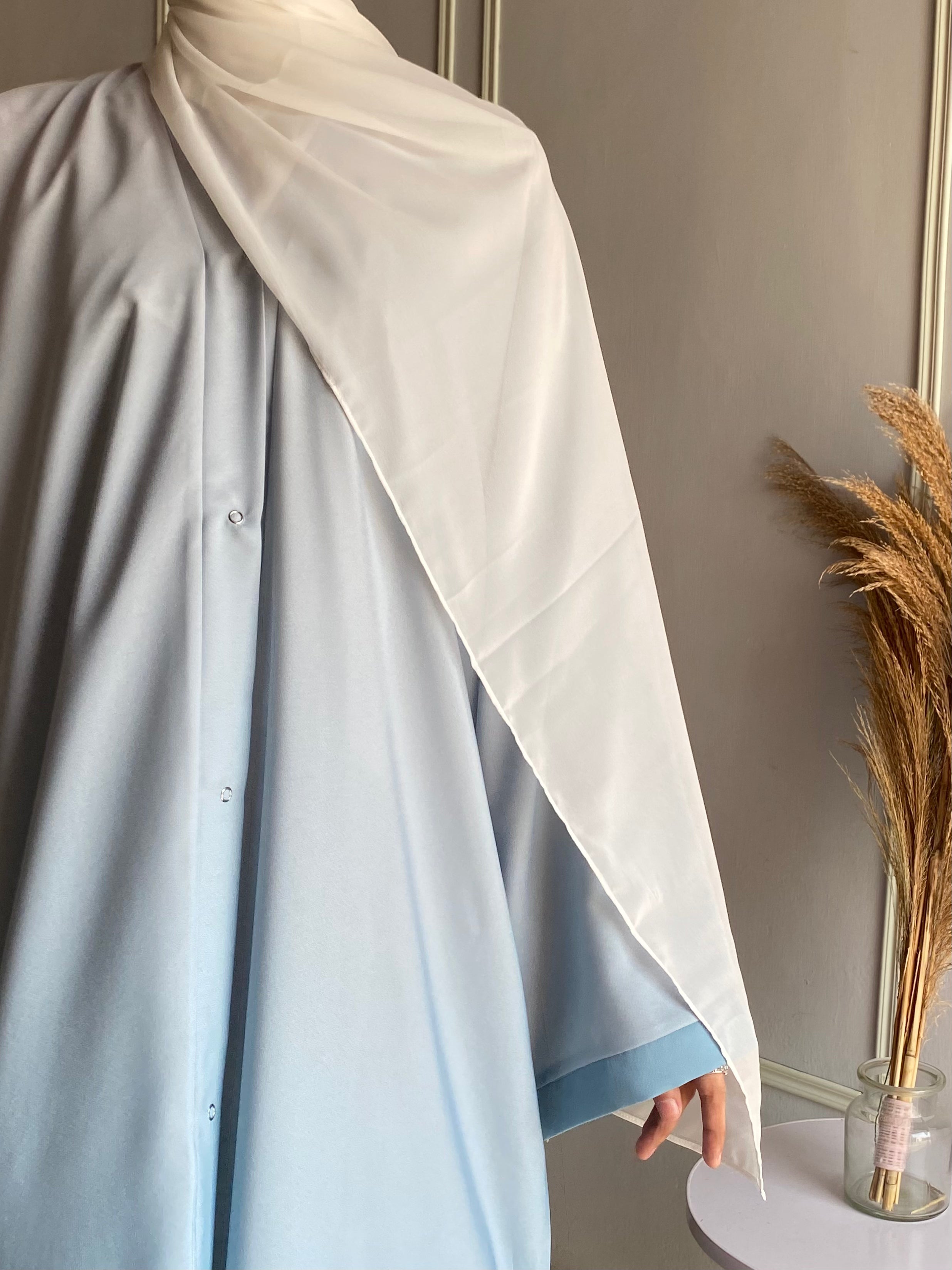 Ombre Serenity Abaya - Sky