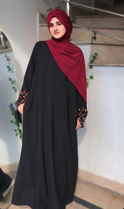 Tulip - Embroidered Abaya