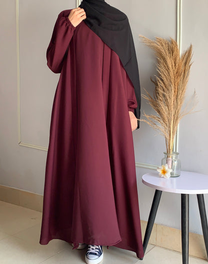 Aira - Kimono Abaya with attached inner - Vine