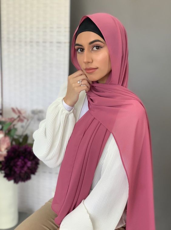 Essential Chiffon Hijab - Mulberry