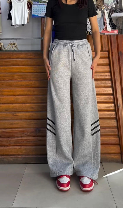 Striped Wide Leg Flapper