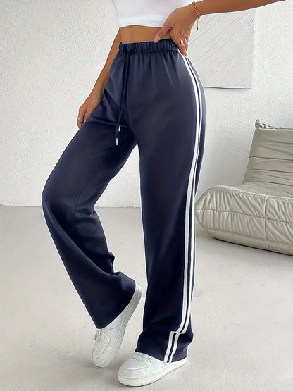 Double Striped Straight Leg Pants