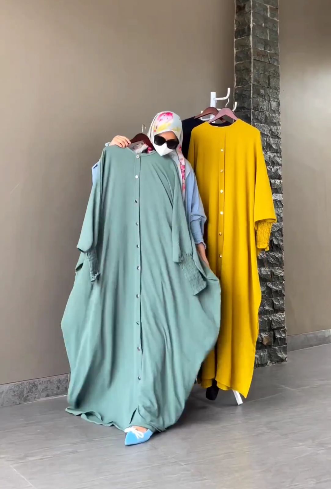 ZENITH - Smoked Sleeves Baggy Abaya