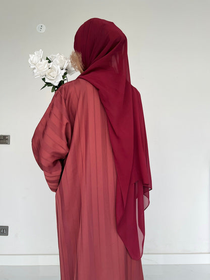 ZYRA - Nidha Luxe Abaya - Blush