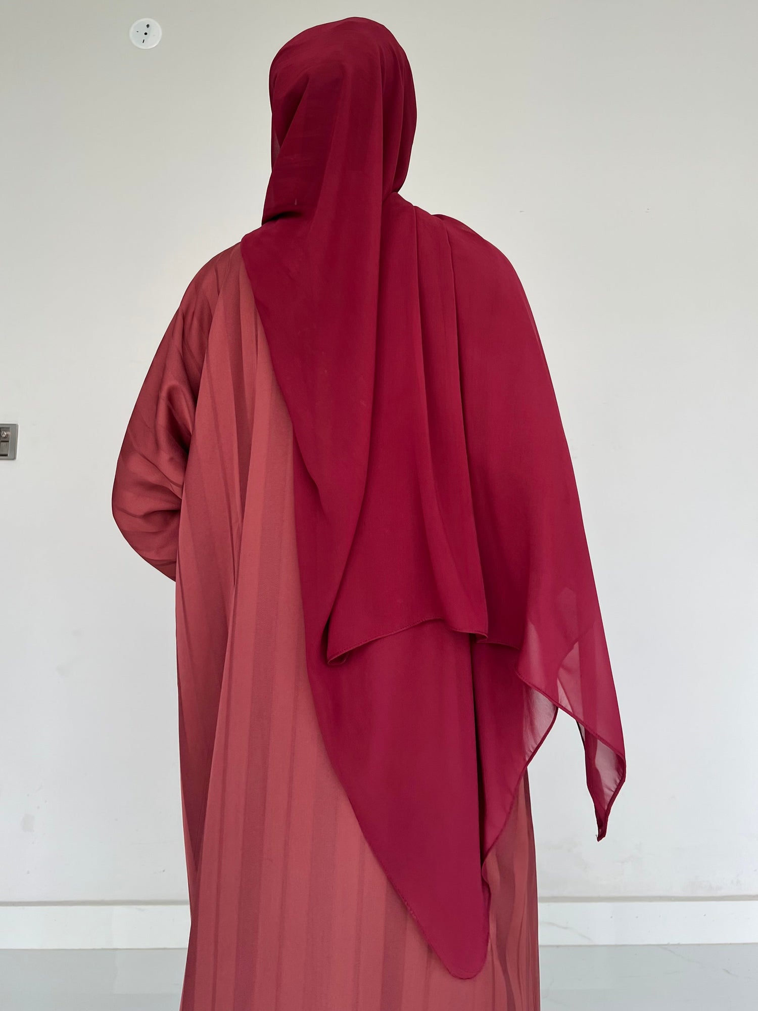 ZYRA - Nidha Luxe Abaya - Blush