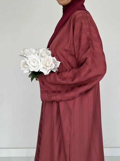 ZYRA - Nidha Luxe Abaya - Blush