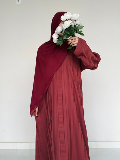 ZYRA - Nidha Luxe Abaya - Blush