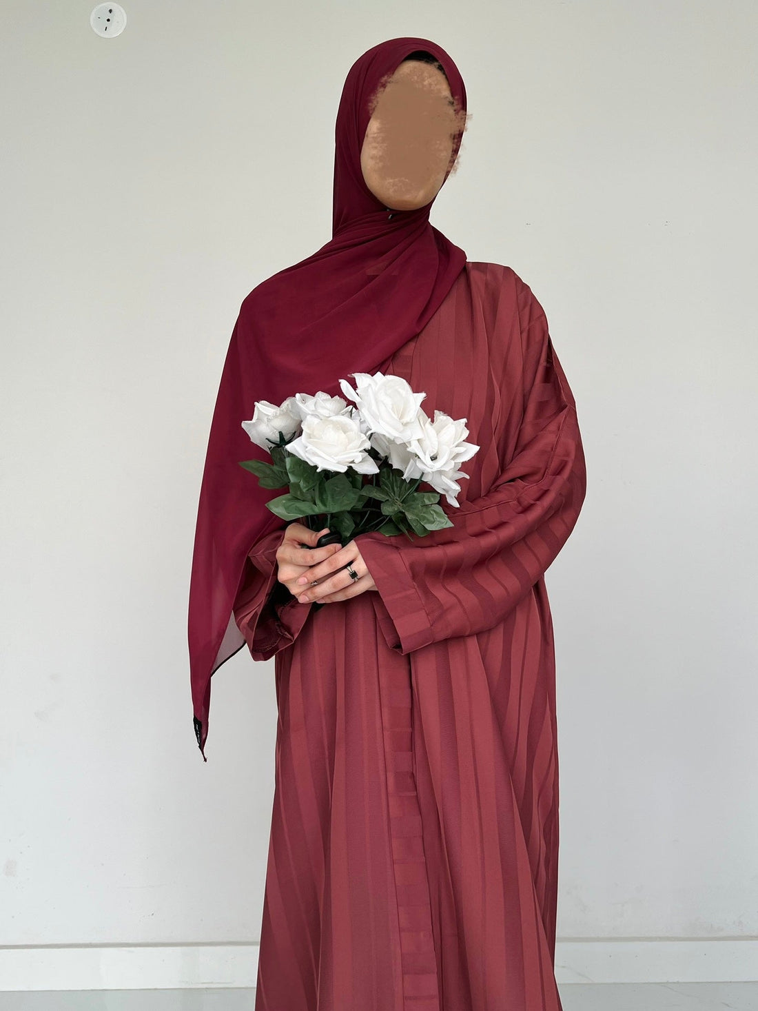 ZYRA - Nidha Luxe Abaya - Blush