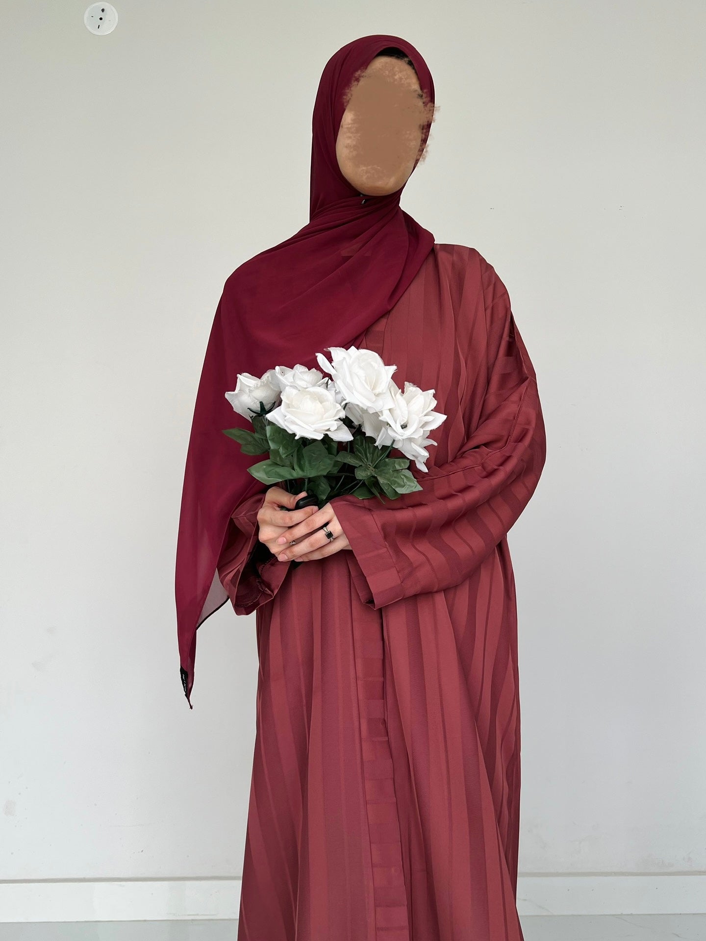 ZYRA - Nidha Luxe Abaya - Blush