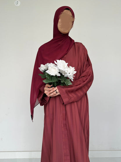 ZYRA - Nidha Luxe Abaya - Blush