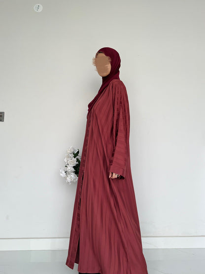 ZYRA - Nidha Luxe Abaya - Blush