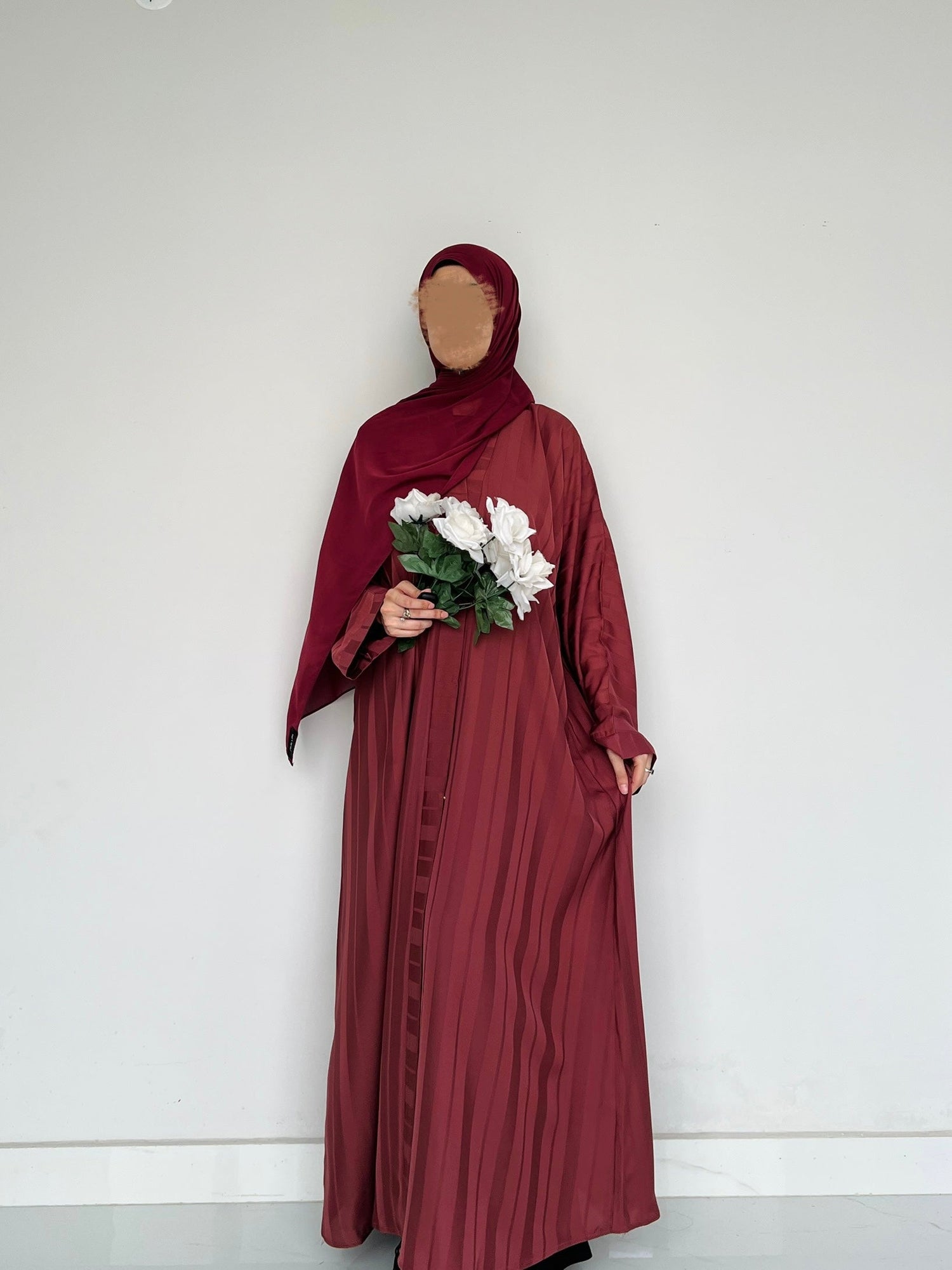 ZYRA - Nidha Luxe Abaya - Blush