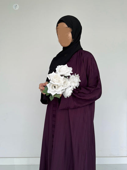 ZYRA - Nidha Luxe Abaya - Deep Purple