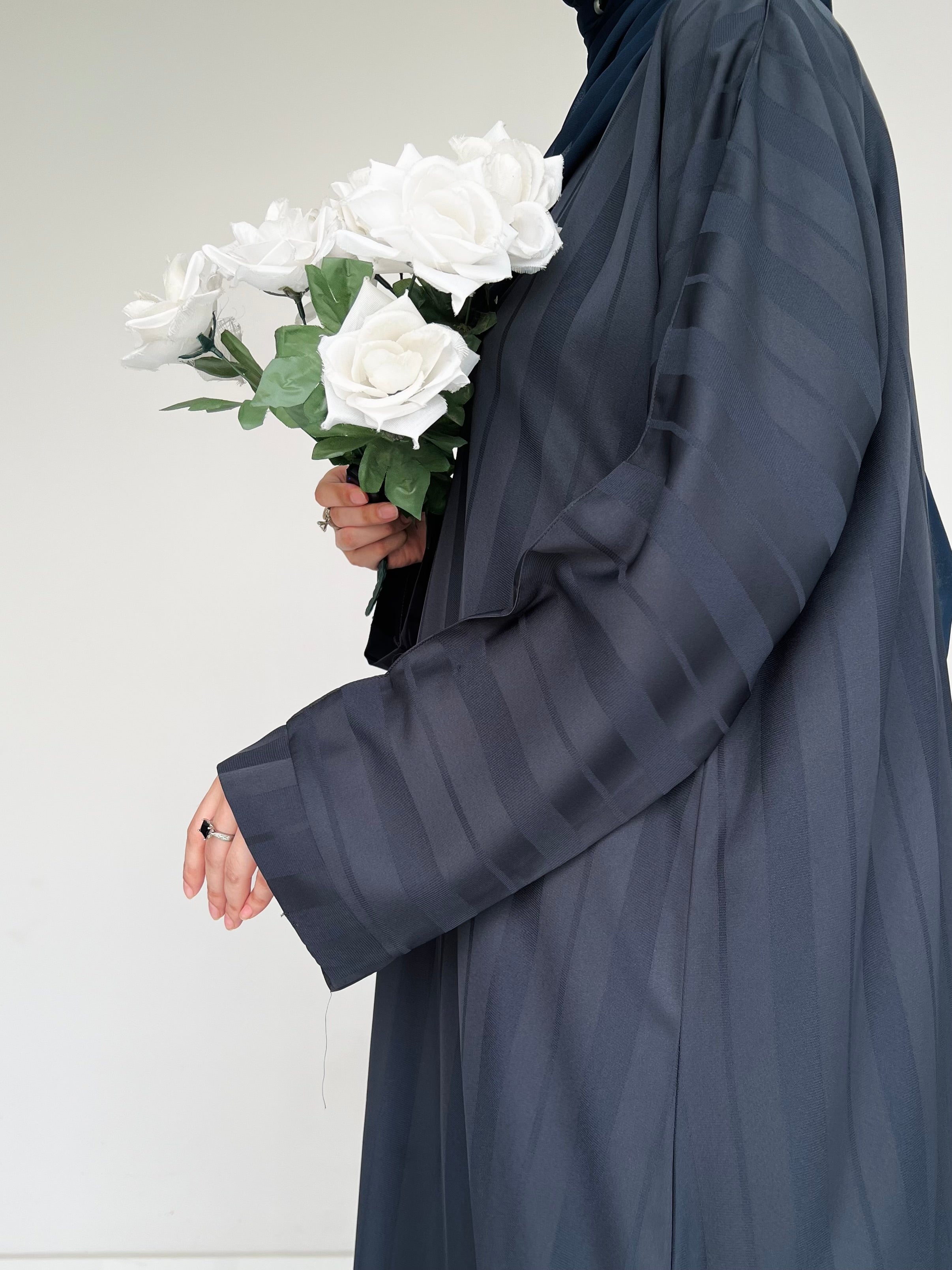 ZYRA - Nidha Luxe Abaya - Navy