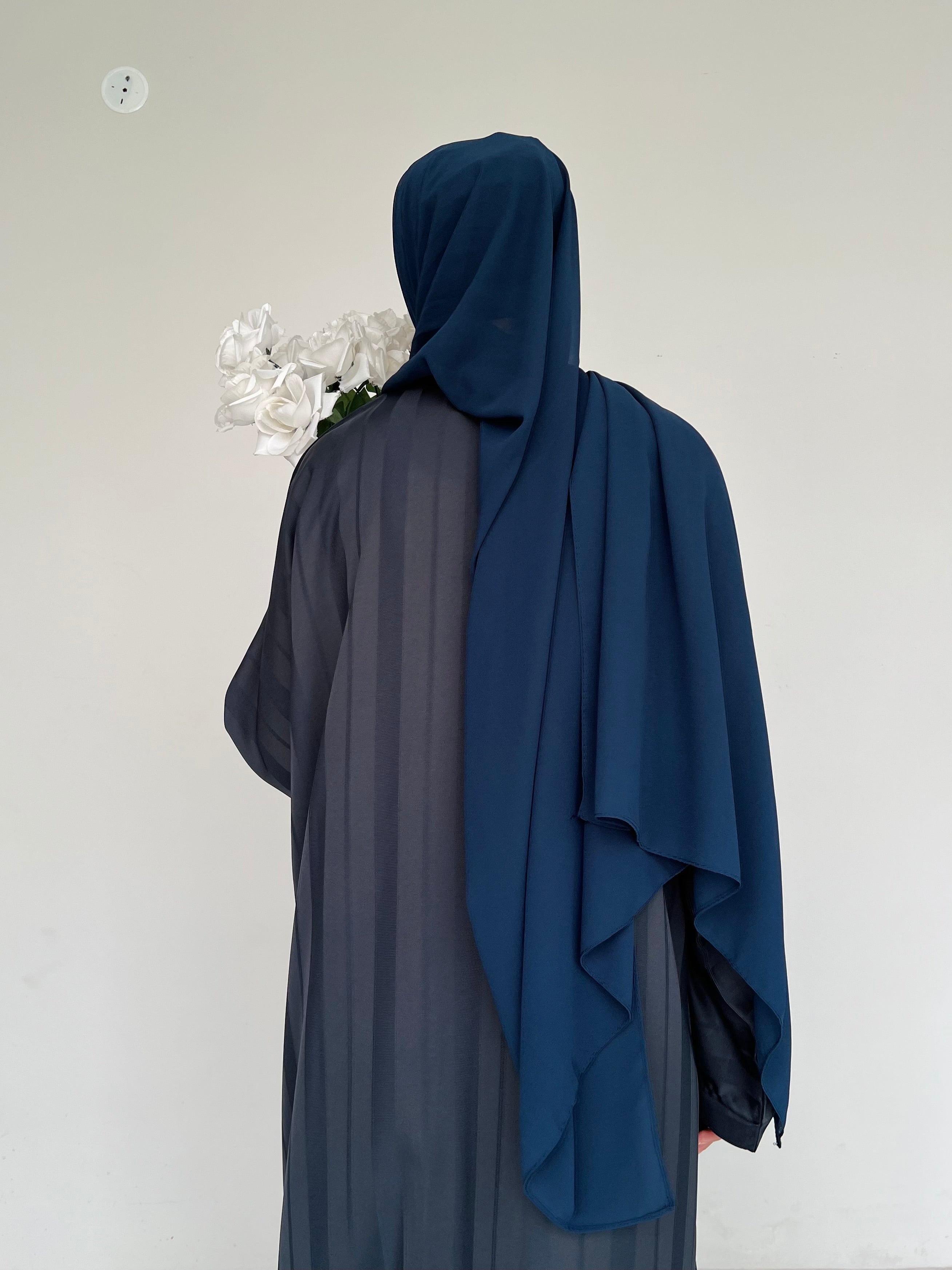 ZYRA - Nidha Luxe Abaya - Navy