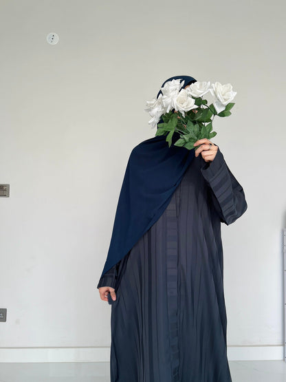 ZYRA - Nidha Luxe Abaya - Navy