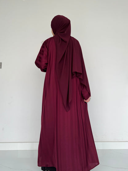 ZYRA - Nidha Luxe Abaya - Vine