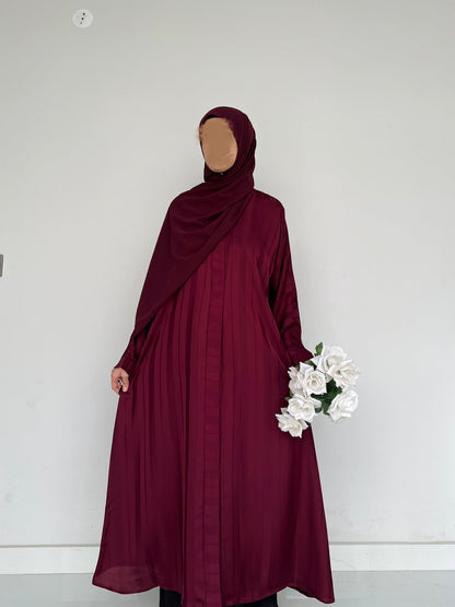 ZYRA - Nidha Luxe Abaya - Vine