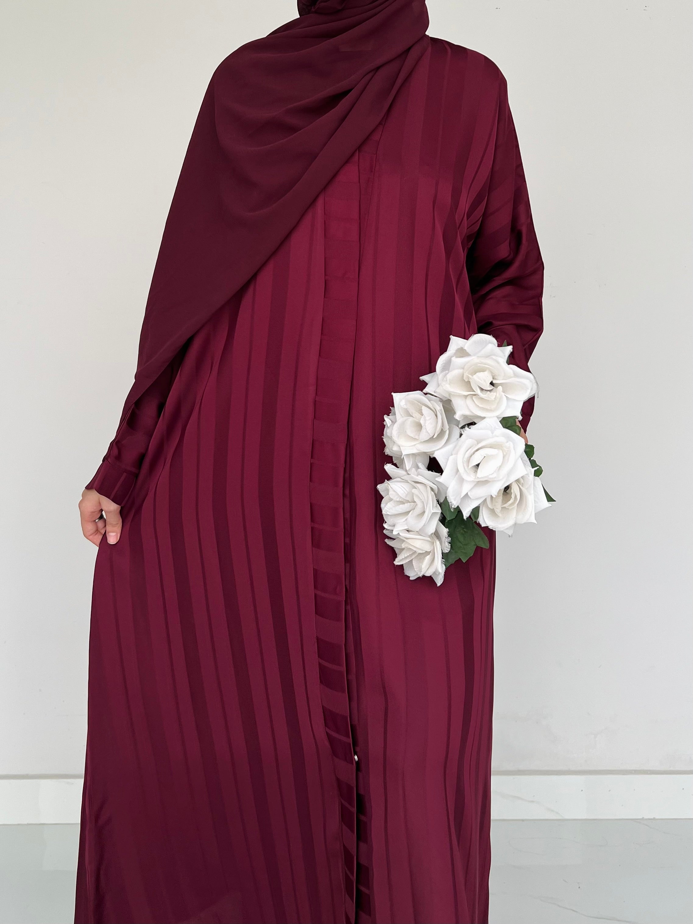ZYRA - Nidha Luxe Abaya - Vine
