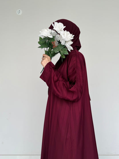 ZYRA - Nidha Luxe Abaya - Vine